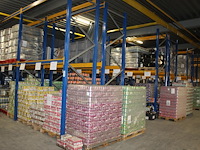 Palletstelling bestaande uit 32 staanders met afmeting 110 x 395 cm en 82 liggers met lengte 270 cm (gedee... onderdeel van combinatiekavel combinatiekavel bestaande uit 80 staanders en 244 liggers. kavels f1009 t/m f1011 - afbeelding 1 van  2
