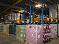 Palletstelling bestaande uit 32 staanders met afmeting 110 x 395 cm en 82 liggers met lengte 270 cm (gedee... onderdeel van combinatiekavel combinatiekavel bestaande uit 80 staanders en 244 liggers. kavels f1009 t/m f1011 - afbeelding 2 van  2