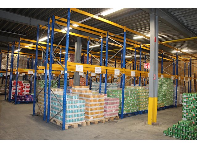 Palletstelling bestaande uit 36 staanders met afmeting 110 x 395 cm en 120 liggers met lengte 270 cm (gede... onderdeel van combinatiekavel combinatiekavel bestaande uit 80 staanders en 244 liggers. kavels f1009 t/m f1011 - afbeelding 1 van  2