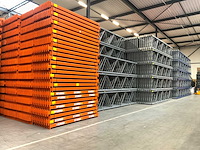Palletstelling, legbordstelling, draadroosters, magazijnbakken magazijn toebehoren