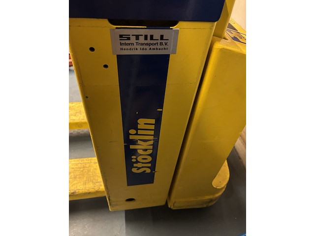 Pallettruck en palletwagen, stocklin & bt, edp 2000 - afbeelding 17 van  51