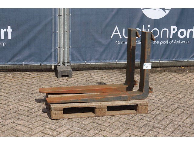 Palletvorken vvetter op pallet nieuw - afbeelding 1 van  1
