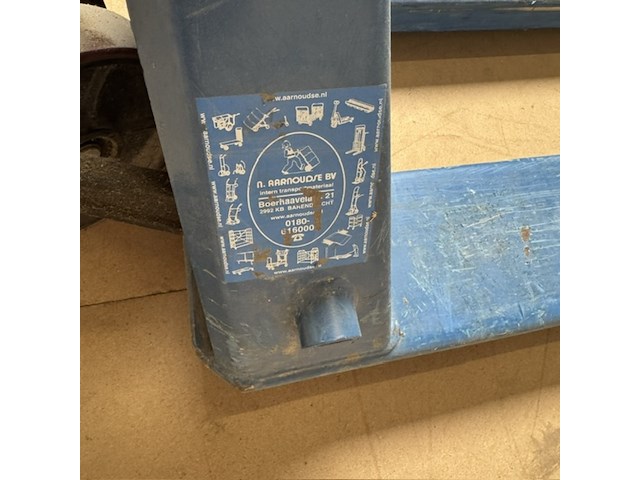 Palletwagen, blauw - afbeelding 4 van  5