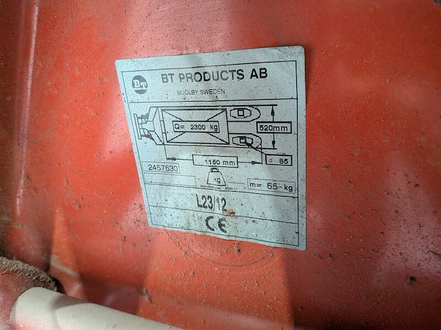 Palletwagen bt, l23/12 - afbeelding 5 van  7