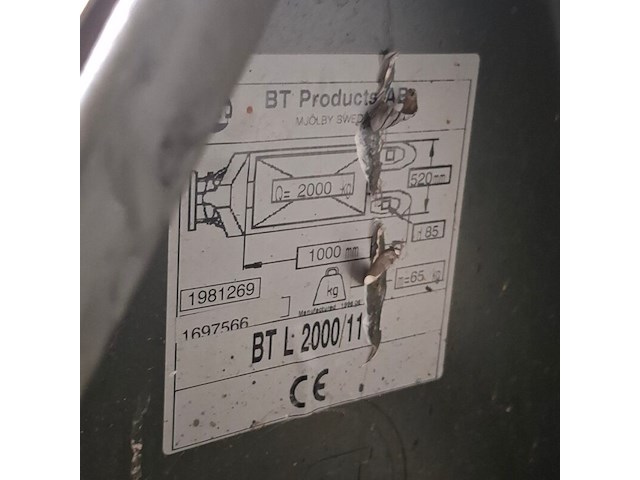 Palletwagen, bt-lifter, 2000 - afbeelding 7 van  8