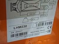 Palletwagen bt lifter, lhm230, bouwjaar 2021 - afbeelding 5 van  6