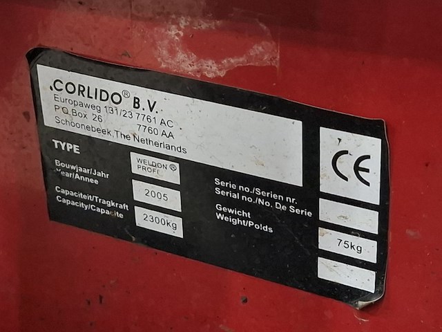 Palletwagen corlido, weldon profi, bouwjaar 2005 - afbeelding 5 van  6