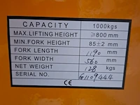 Palletwagen, hoogheffer still - afbeelding 5 van  7