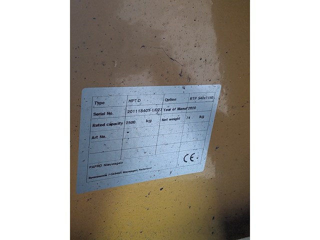Palletwagen hpt-d, bouwjaar 2020 - afbeelding 6 van  6