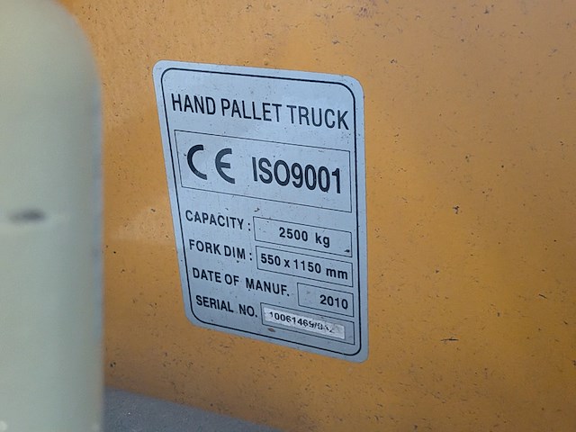 Palletwagen irion, bouwjaar 2010 - afbeelding 2 van  10
