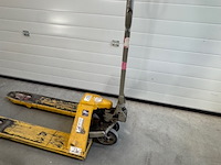 Palletwagen, irion, geel, korte lepels - afbeelding 2 van  5