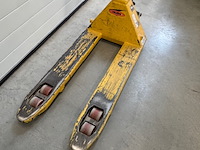 Palletwagen, irion, geel, korte lepels - afbeelding 5 van  5