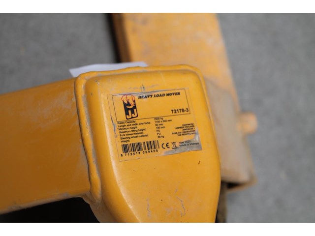 Palletwagen jj. 2500 kg. - afbeelding 3 van  3