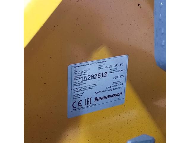Palletwagen, jungheinrich, am220 - afbeelding 8 van  9