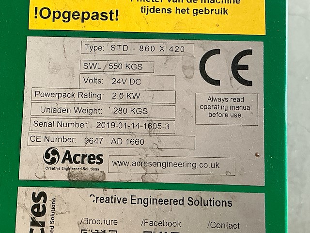 Palletwagen, jungheinrich, ere225-tp, geel, 2018, elektrisch - afbeelding 12 van  15