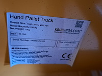Palletwagen kruizinga, max 2500 kilo, bouwjaar 2024 - afbeelding 3 van  5
