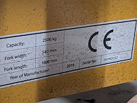 Palletwagen, max 2500 kilo bouwjaar 2019 - afbeelding 5 van  8