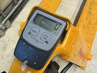 Palletwagen met weeginrichting papro, hp-ese20, geel - afbeelding 3 van  5