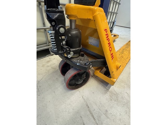 Palletwagen met weeginrichting papro, hp-ese20, geel - afbeelding 4 van  5