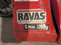 Palletwagen met weegschaal | 2200 kg, ravas, 6100, 2015 - afbeelding 4 van  12