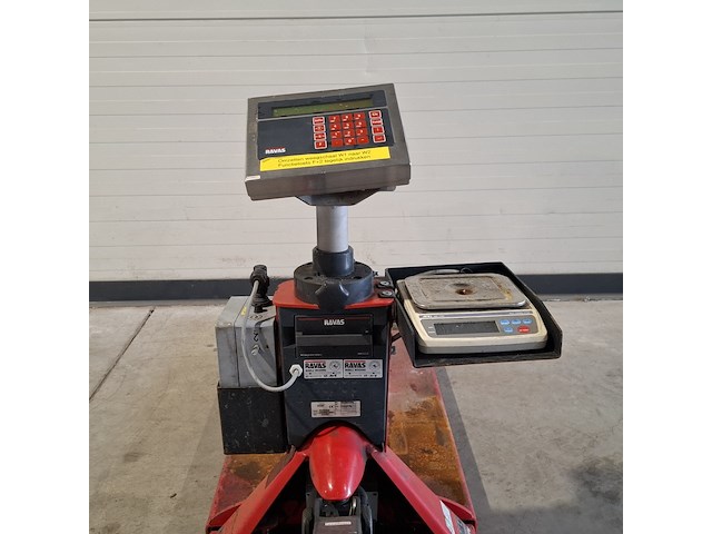 Palletwagen met weegschaal | 2200 kg, ravas, 6100, 2015 - afbeelding 8 van  12