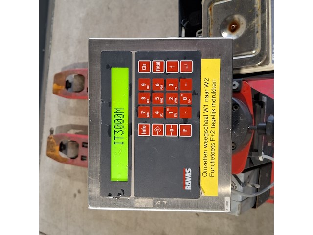 Palletwagen met weegschaal | 2200 kg, ravas, 6100, 2015 - afbeelding 11 van  12