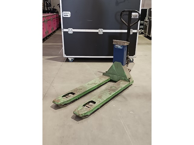 Palletwagen met weegschaal, allscales - afbeelding 1 van  1