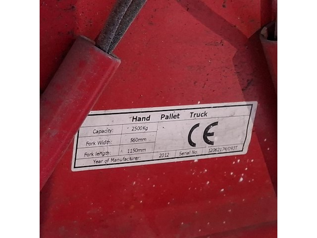 Palletwagen met weegschaal, ravas, 2012 - afbeelding 7 van  11