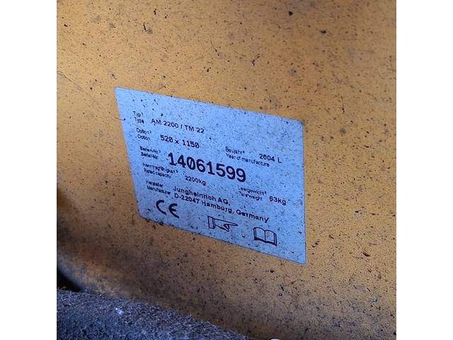 Palletwagen, mic, am 2200 / tm 22, 2004 - afbeelding 8 van  8