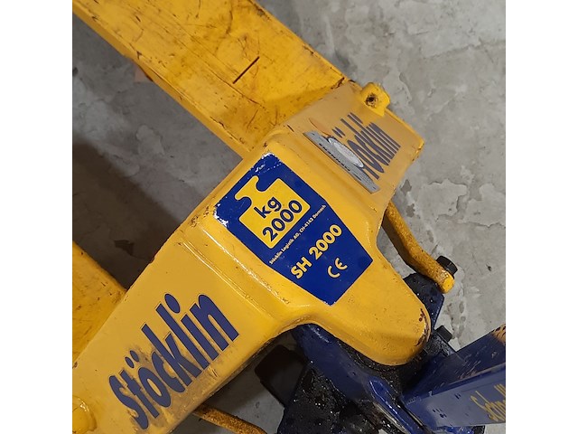 Palletwagen, stöcklin, sh 2000, 2022 - afbeelding 11 van  11