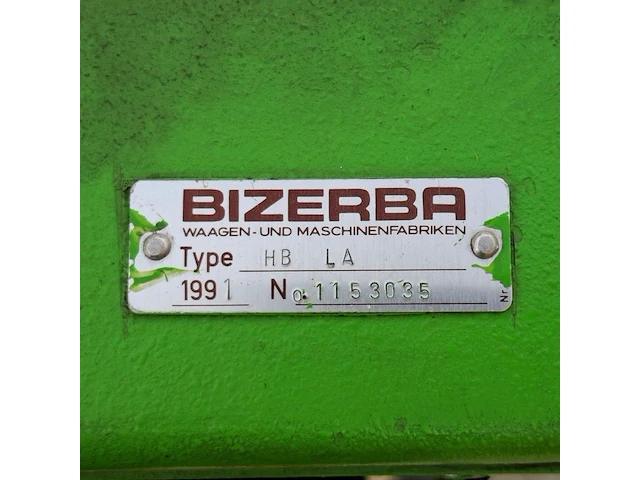Palletweegschaal, bizerba, hb la, 1991 - afbeelding 12 van  12