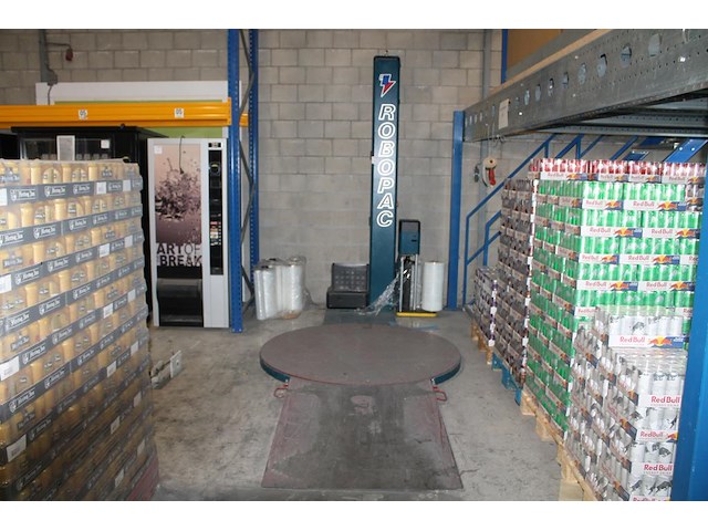 Palletwikkelmachine robopac rotoplat 506/pfs. bouwjaar 2003. - afbeelding 1 van  5