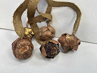 Palm boost gold brush decoratieve hanger (96x) - afbeelding 3 van  6