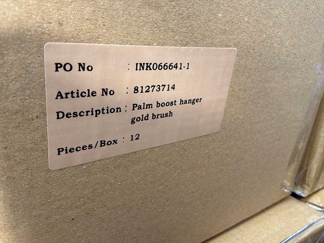 Palm boost gold brush decoratieve hanger (96x) - afbeelding 6 van  6