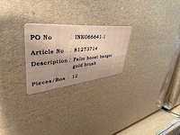 Palm boost gold brush decoratieve hanger (96x) - afbeelding 6 van  6