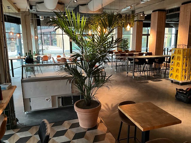 Palm kunstplant met pot - afbeelding 1 van  3