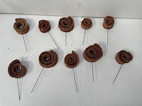 Palm ring naturel decoratiemateriaal (372x) - afbeelding 1 van  3