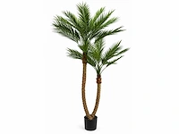 Palm tree kunstplant (210cm hoog) (2x)