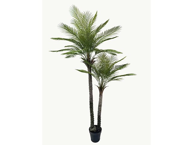 Palm tree kunstplant (210cm hoog) - afbeelding 7 van  14