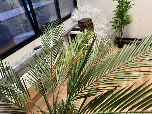 Palm tree kunstplant (210cm hoog) - afbeelding 9 van  12