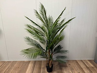 Palm tree kunstplant (2x) (165cm hoog) - afbeelding 1 van  17