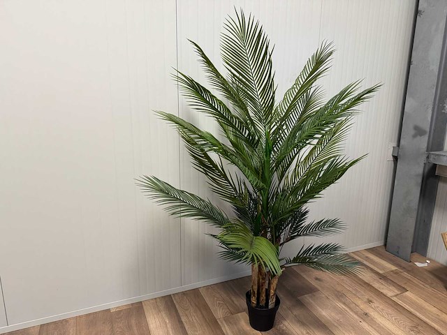 Palm tree kunstplant (2x) (165cm hoog) - afbeelding 11 van  17