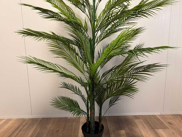 Palm tree kunstplant (2x) (210cm hoog) - afbeelding 12 van  16