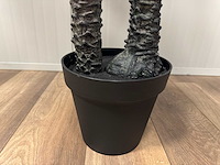 Palm tree kunstplant (2x) (210cm hoog) - afbeelding 4 van  8