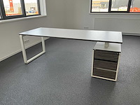 Palmberg - bureau met ladeblok 200 x 80 cm - afbeelding 1 van  7