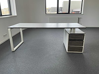 Palmberg - bureau met ladeblok 200 x 80 cm - afbeelding 2 van  7
