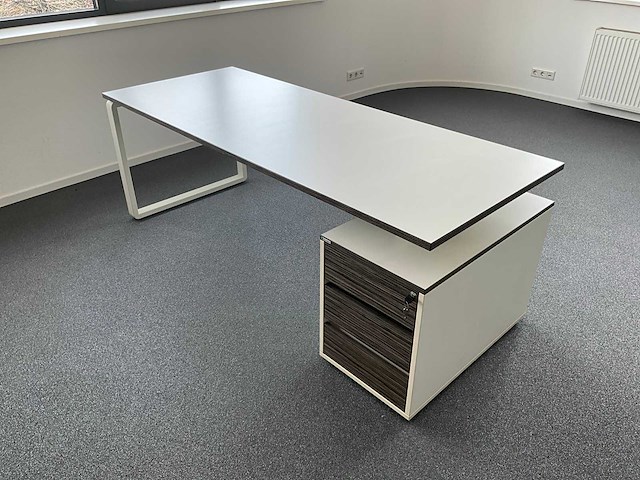 Palmberg - bureau met ladeblok 200 x 80 cm - afbeelding 6 van  7