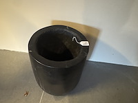 Palmboom pot, zwart - afbeelding 3 van  3