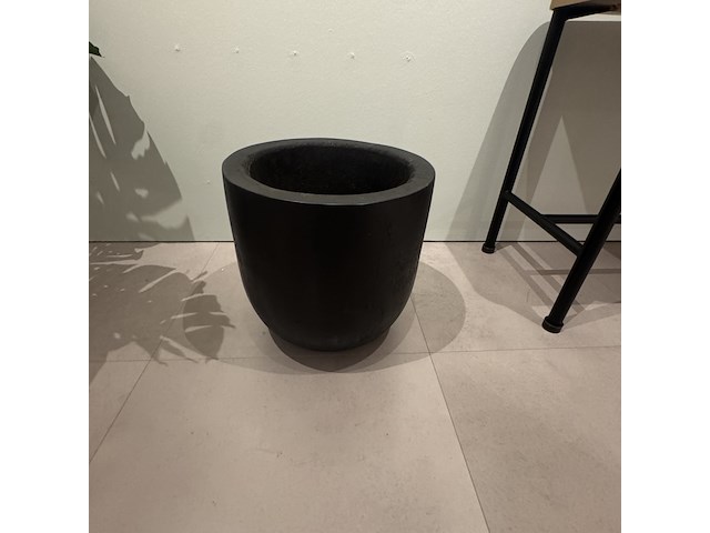 Palmboompot, zwart - afbeelding 1 van  4