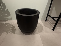 Palmboompot, zwart - afbeelding 1 van  4